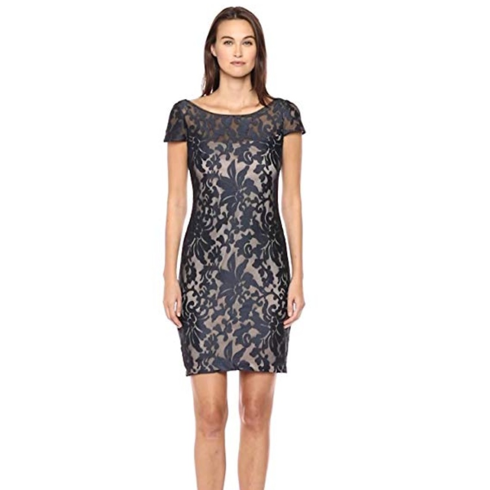 Calvin Klein  Cap Sleeve Sequin Sheath Dress